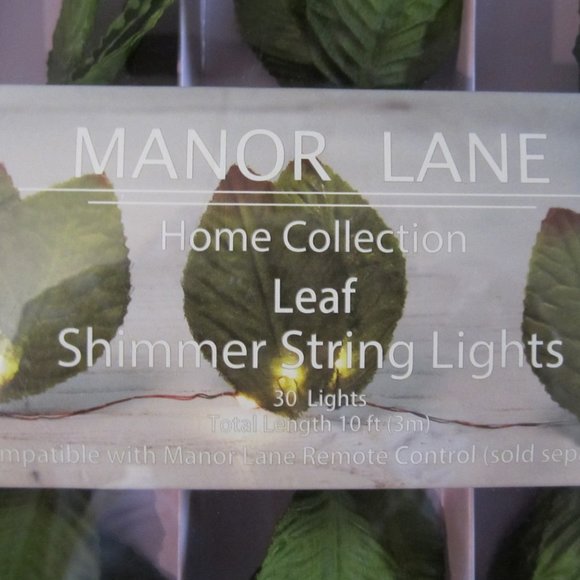 Shimmer Leaf LED Lights 10 ft - Picture 1 of 6